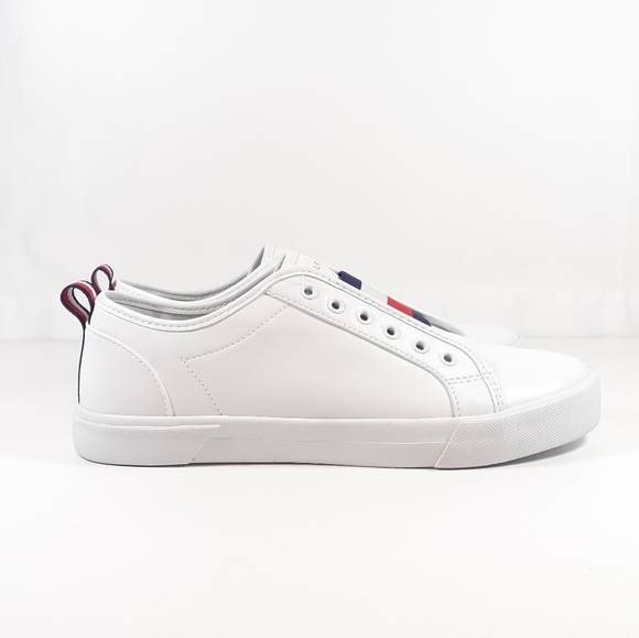 Tommy Hilfiger Sneakers White Tennis Shoes NEW - Picture 6 of 11